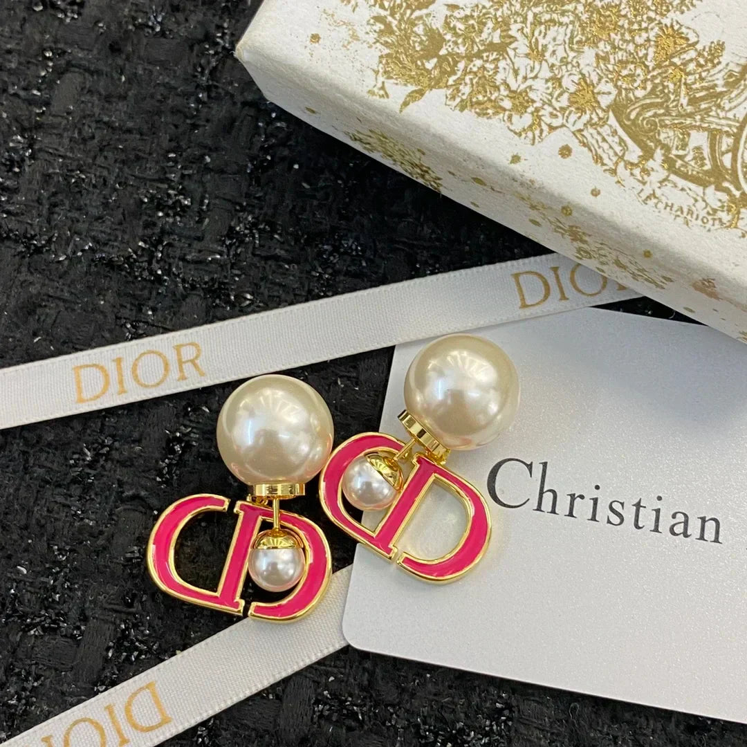 Dior Pink Earrings