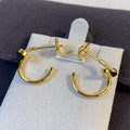CARTIER JUSTE EARRINGS 1.8MM GOLD
