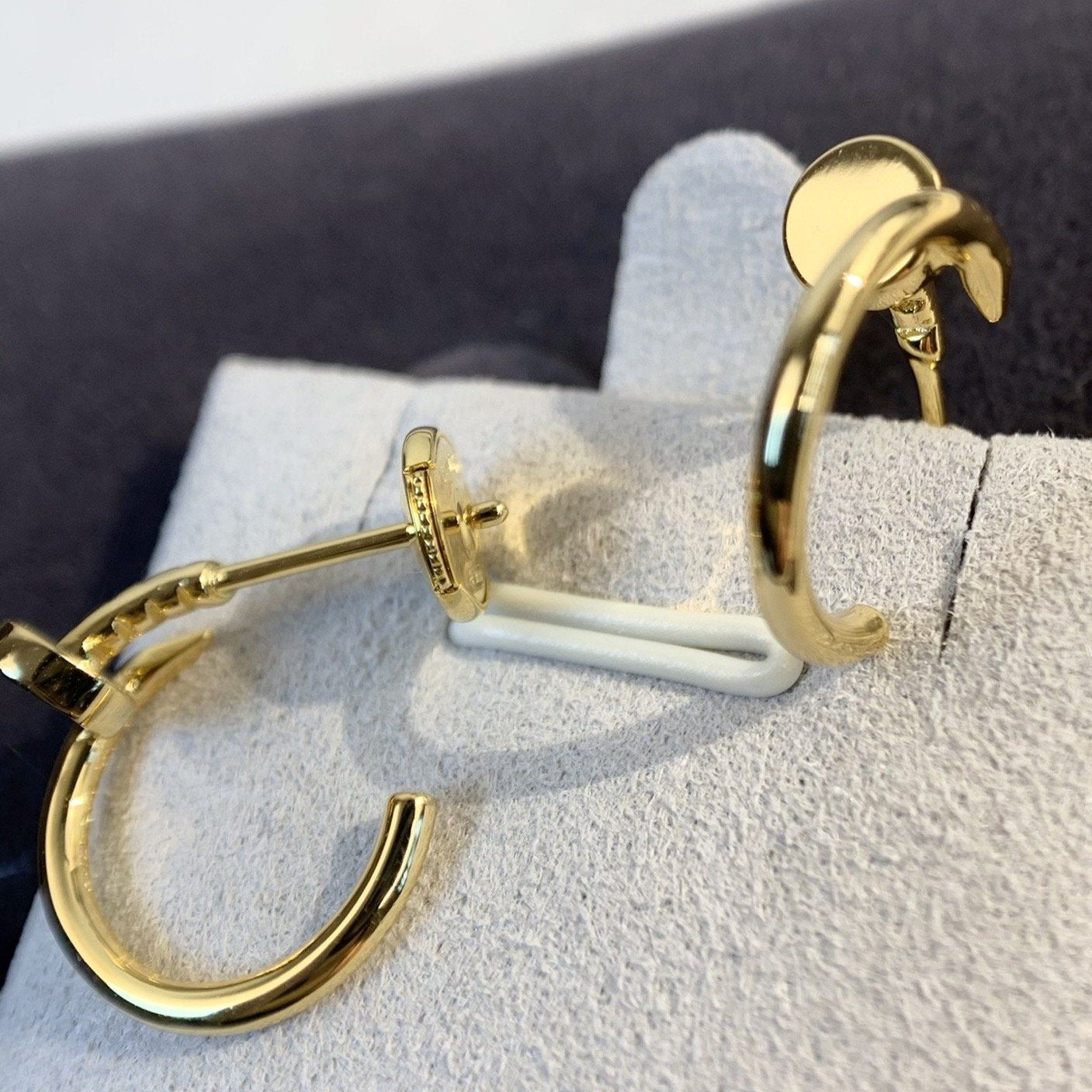 CARTIER JUSTE EARRINGS 1.8MM GOLD