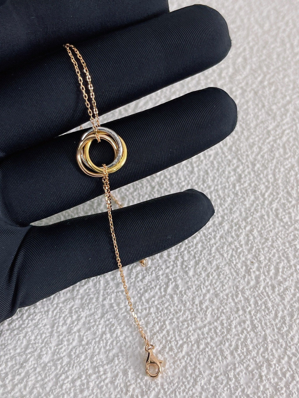 CARTIER TRINITI BRACELET GOLD SILVER PINK GOLD DIAMONDS