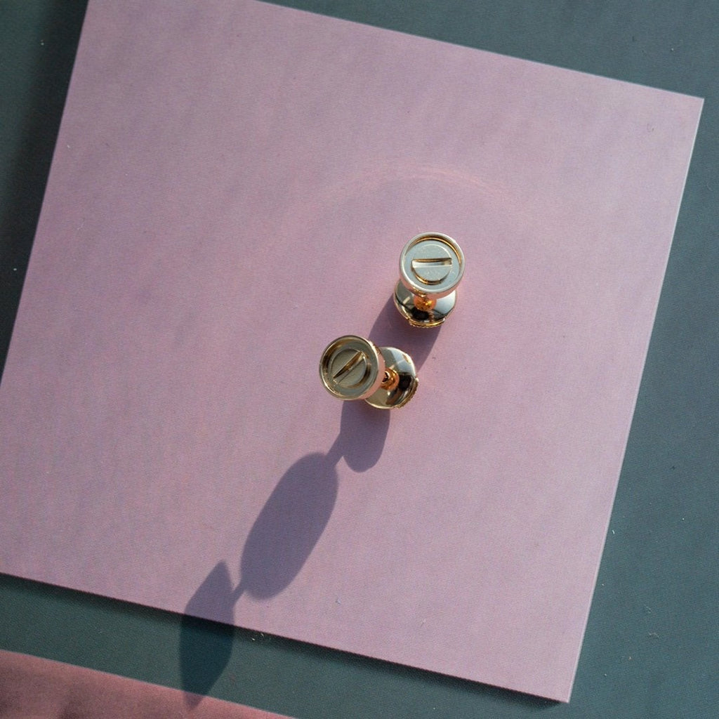 CARTIER LOVE EARRINGS PINK GOLD 7.2MM