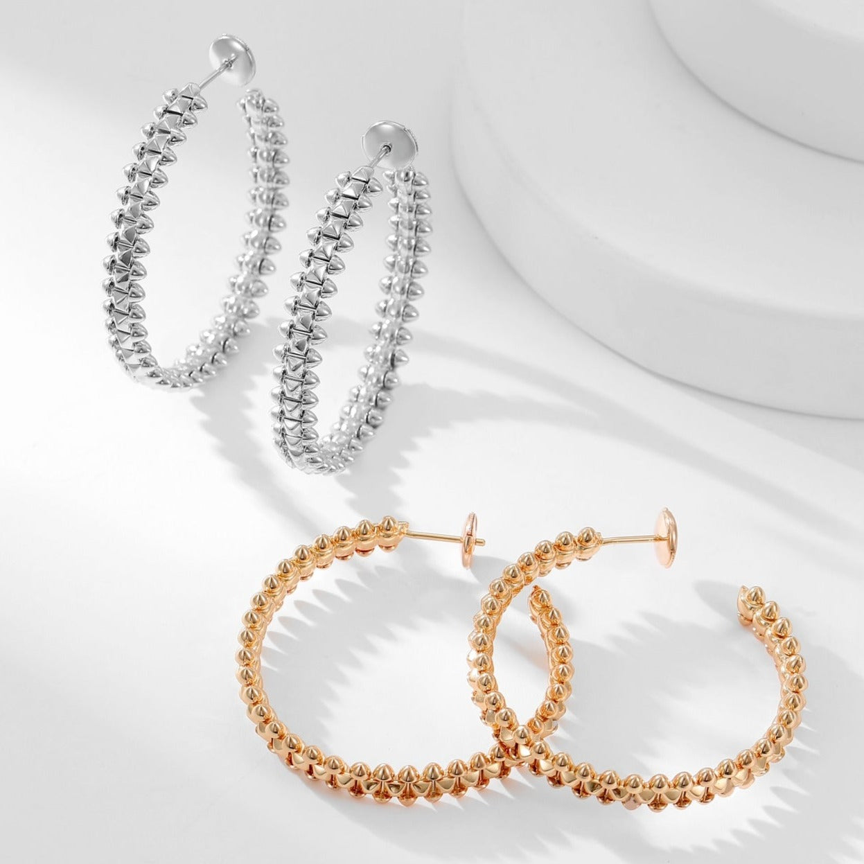 CARTIER CLASH HOOP EARRINGS