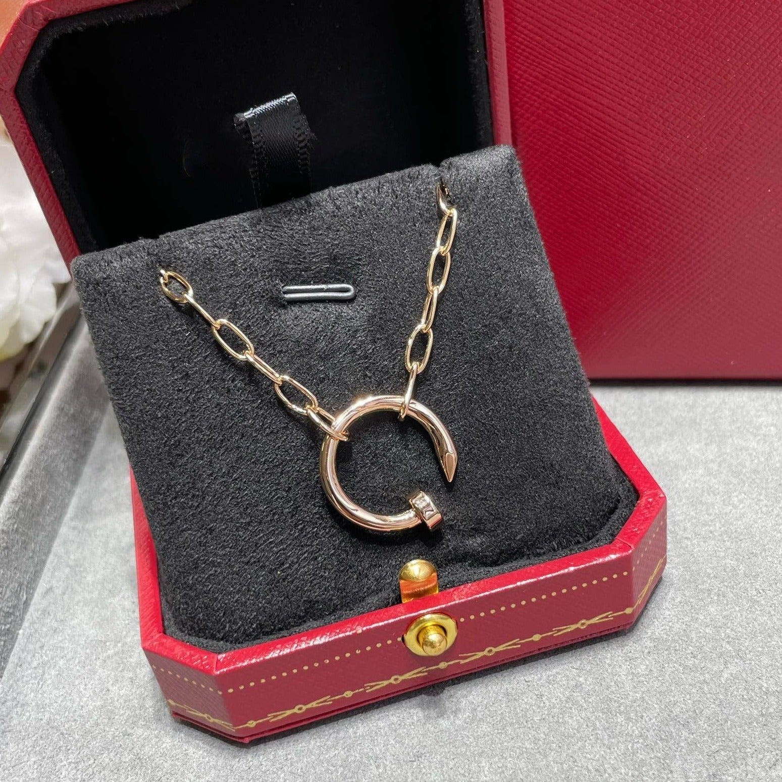 CARTIER JUSTE NECKLACE NO DIAMOND