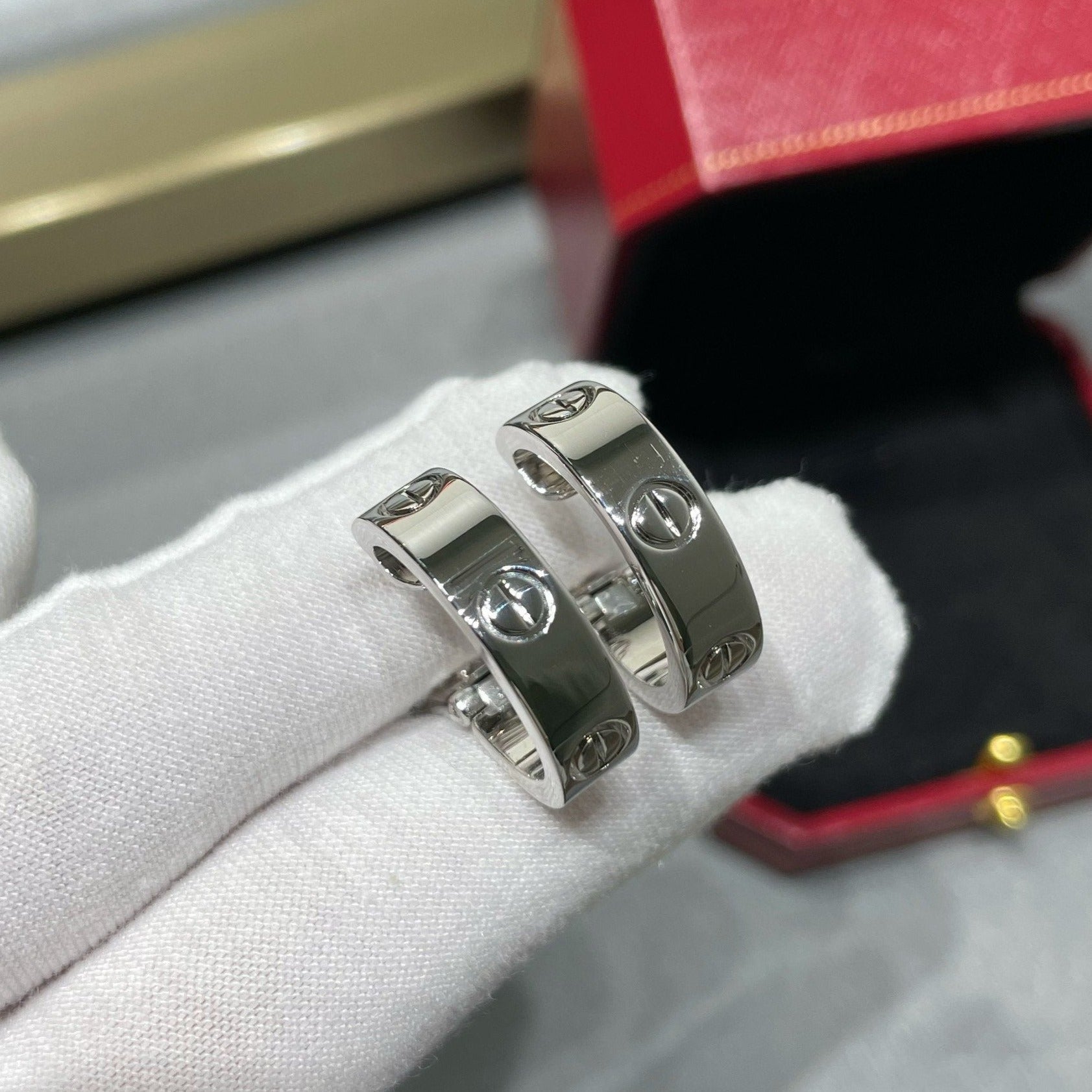 CARTIER LOVE 5.5MM EARRINGS