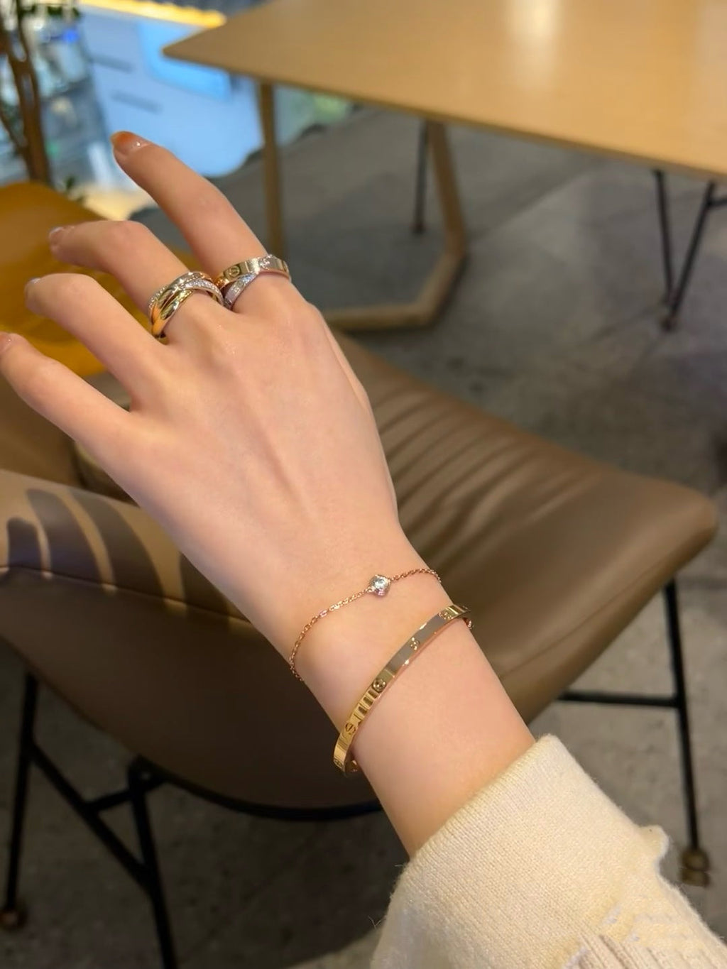 CARTIER DAMOUR DIAMOND LINK BRACELET