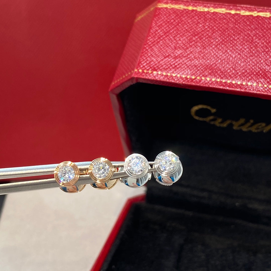 CARTIER DAMOUR DIAMOND EARRINGS