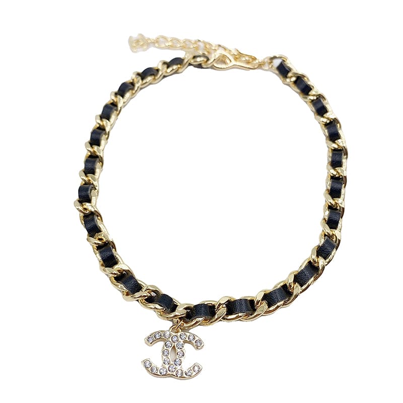 18K  Chanel 1995 Rhinestone Necklace