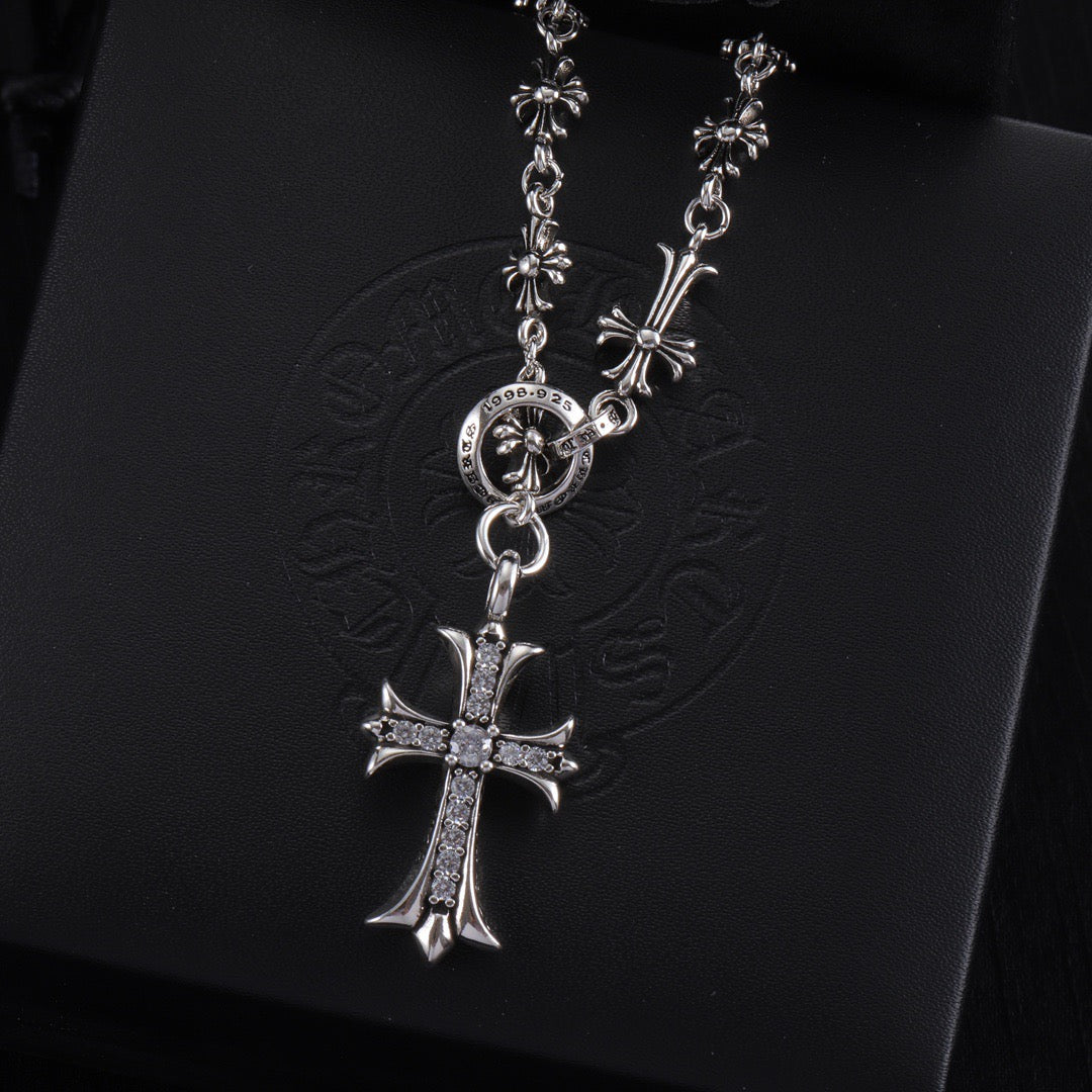 Chrome Hearts Plain Diamond Necklace