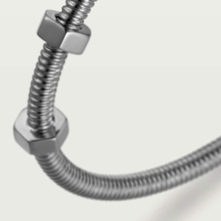 CARTIER NUTS AND BOLTS NON-RHODIUMIZED SILVER BRACELET