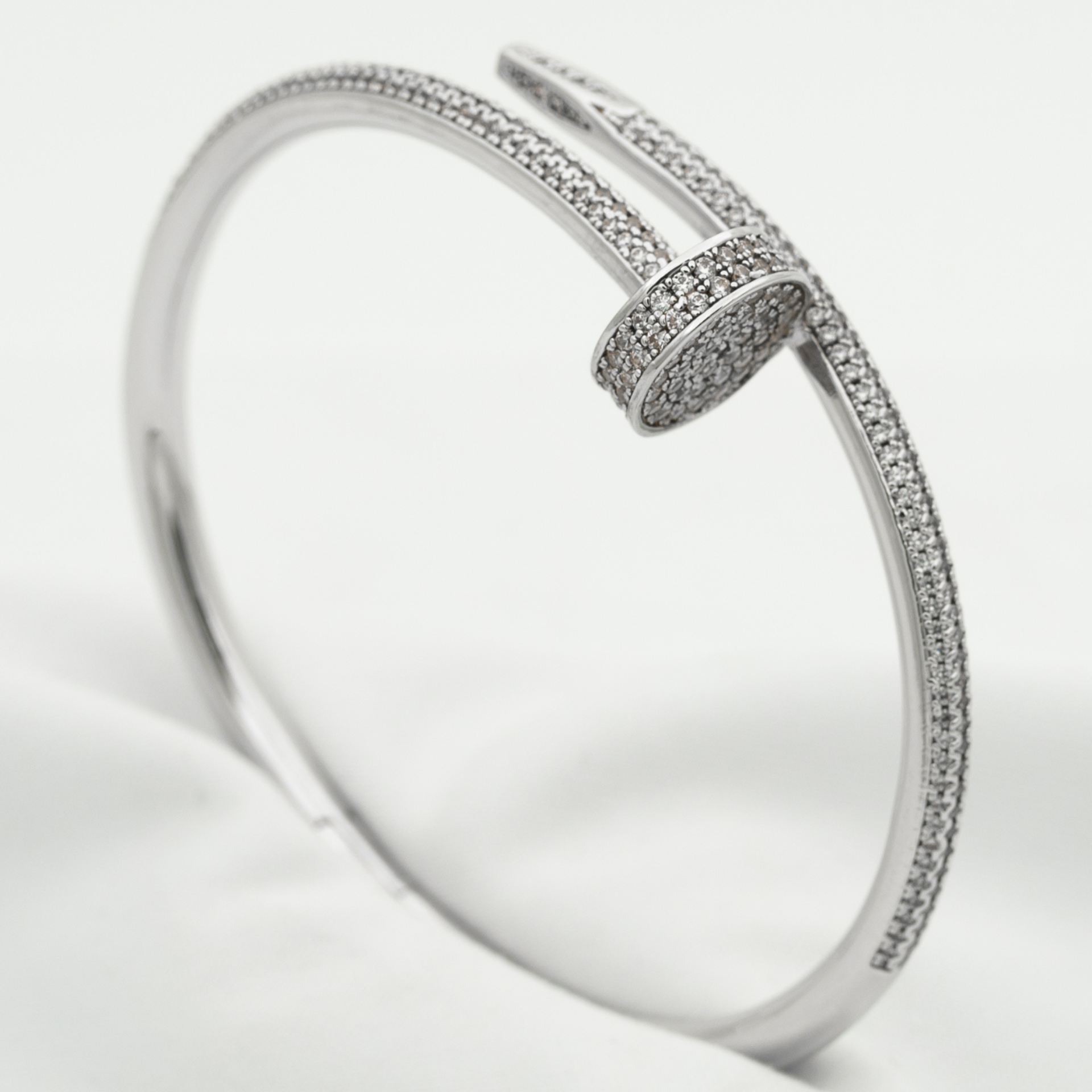 CARTIER JUSTE BRACELET 3.5MM FULL DIAMONDS