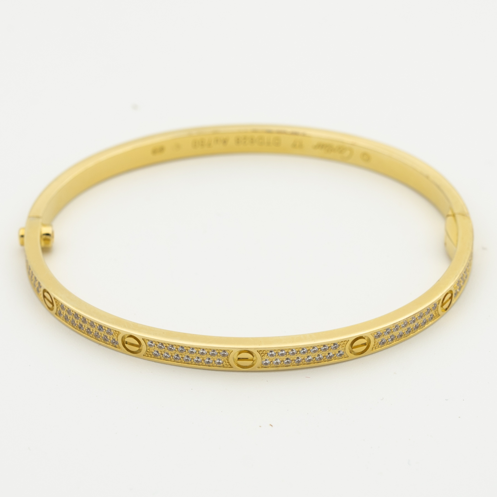 CARTIER LOVE BRACELET 3.65MM DIAMONDS
