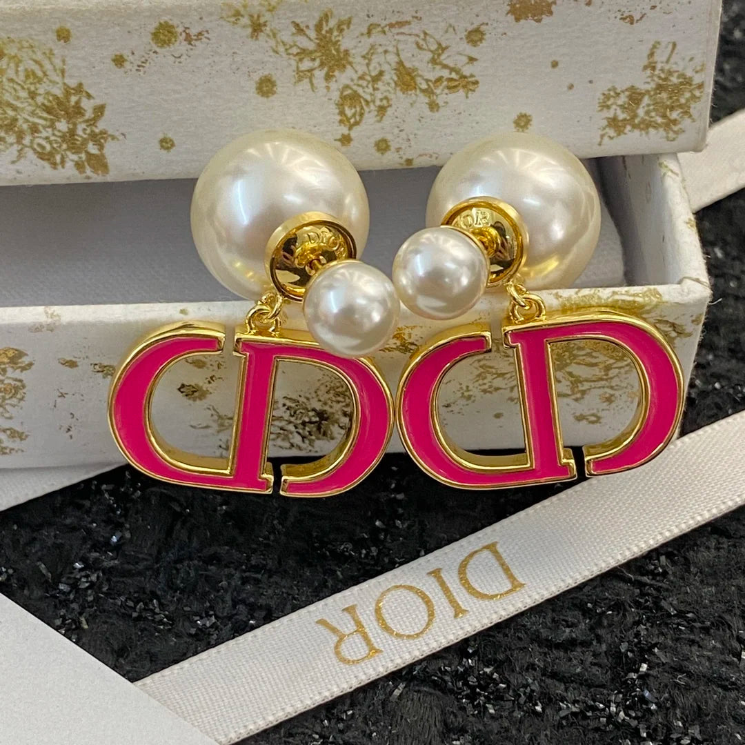 Dior Pink Earrings