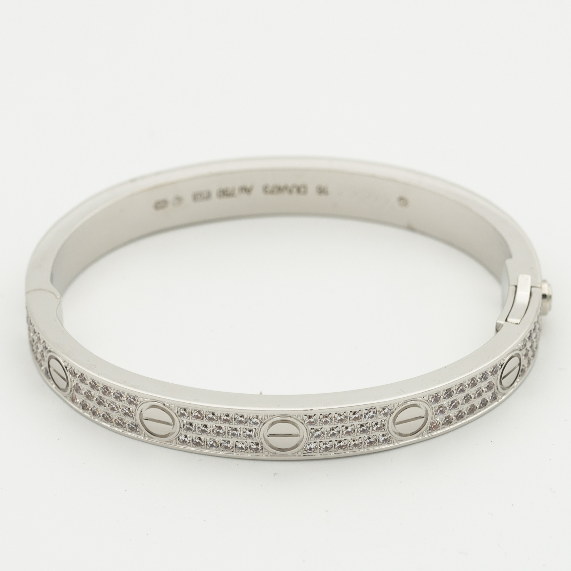 CARTIER LOVE BRACELET 6.1MM DIAMONDS