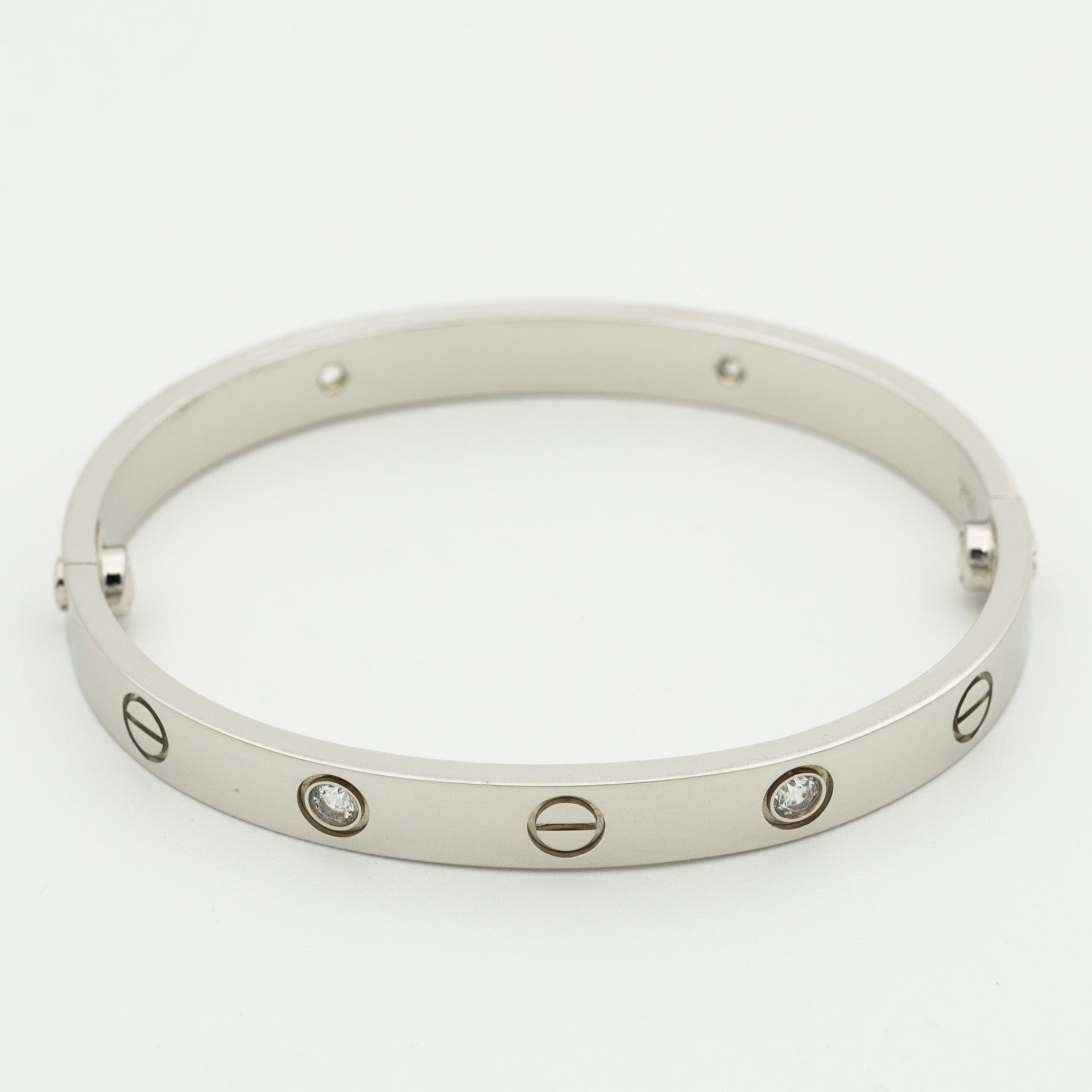 CARTIER LOVE BRACELET 6.1MM 4 DIAMONDS