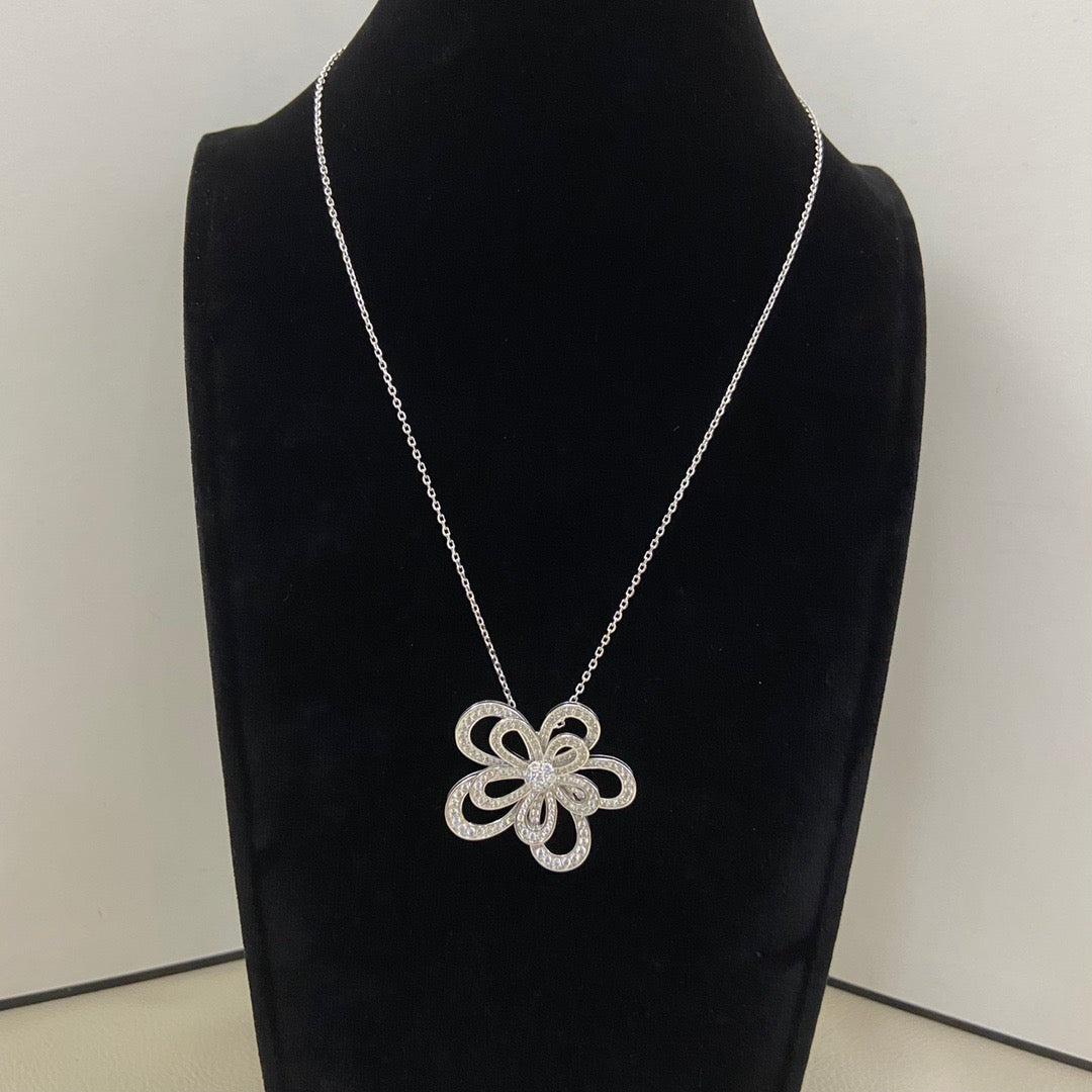 VCA Flower Diamond Necklace