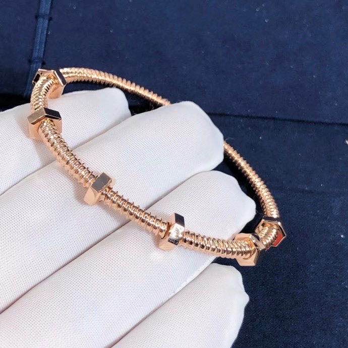 CARTIER NUTS AND BOLTS PINK GOLD BRACELET