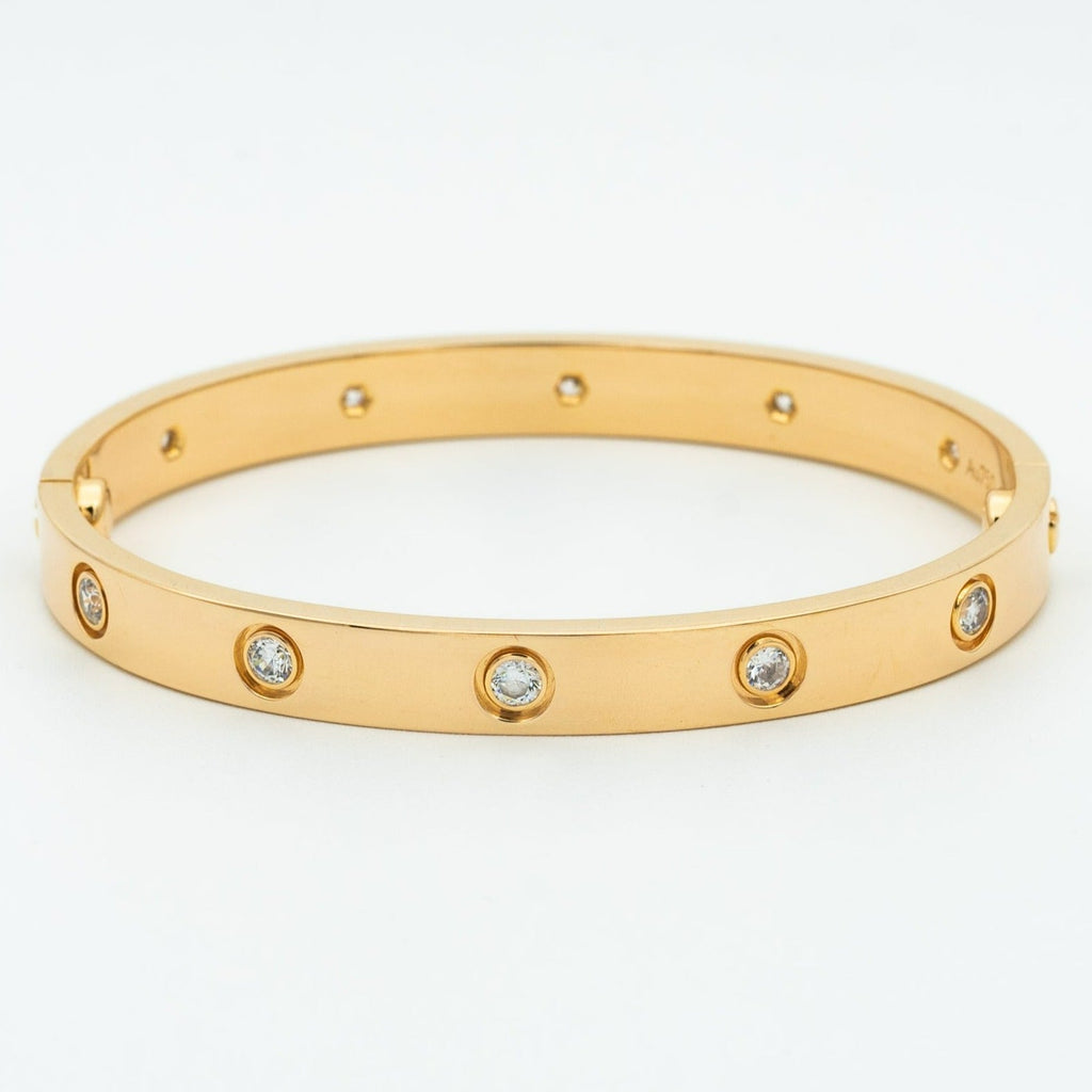 CARTIER LOVE BRACELET 6.1MM 10 DIAMONDS