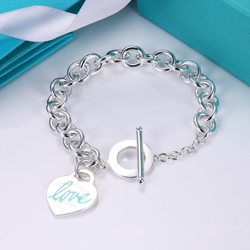 Tiffany Return to Tiffany Heart Tag Toggle Bracelet in Silver