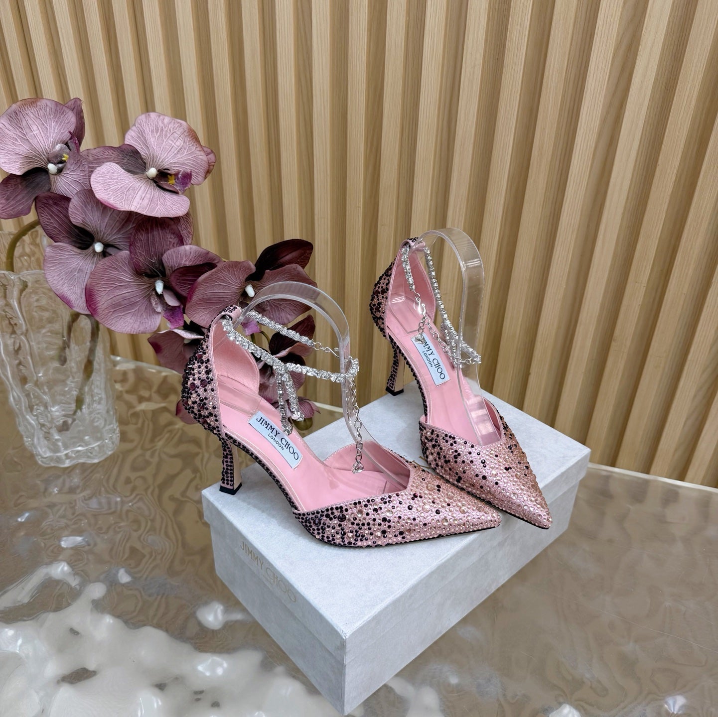 Jimmy Choo Sparkling High Heels