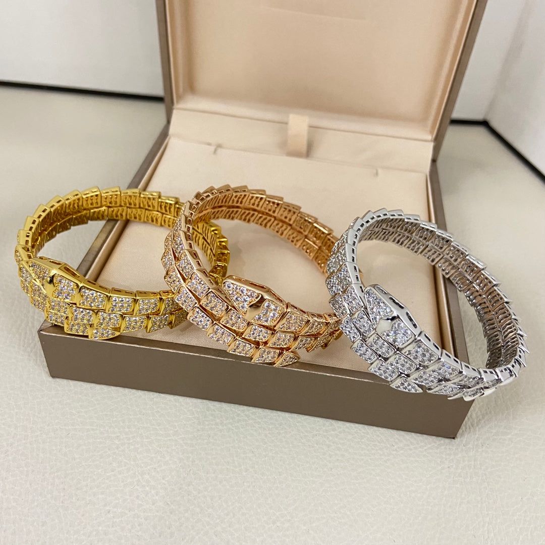 BVLG Three Layer Diamond Bracelet
