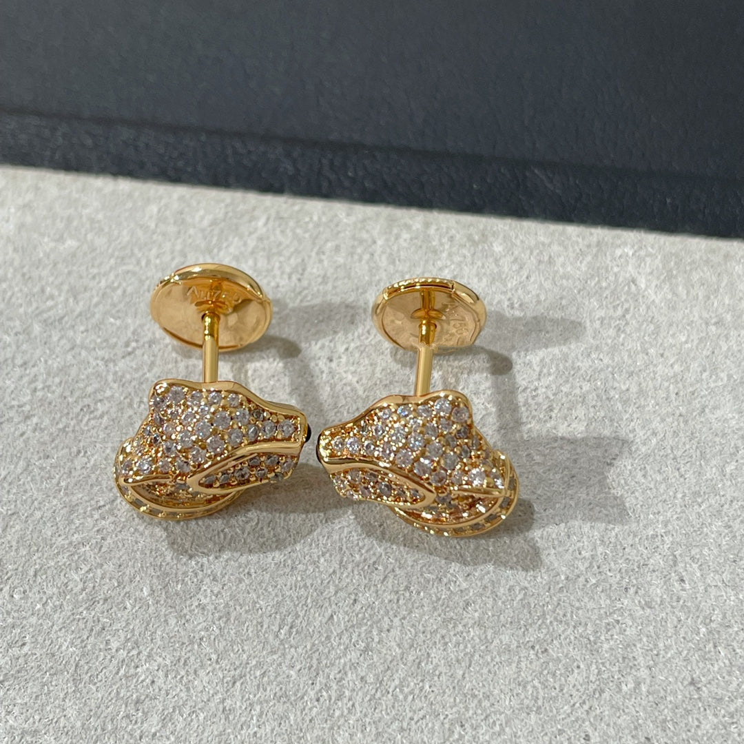 CARTIER PANTHERE DIAMOND EARRINGS
