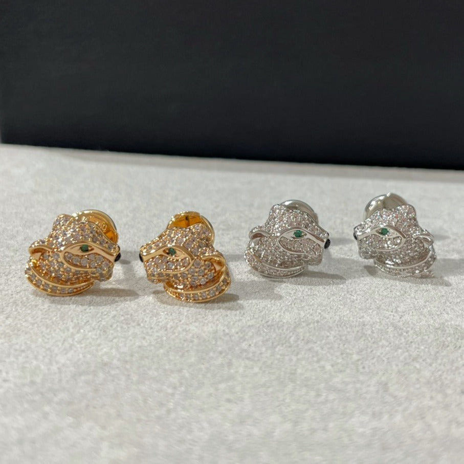 CARTIER PANTHERE DIAMOND EARRINGS