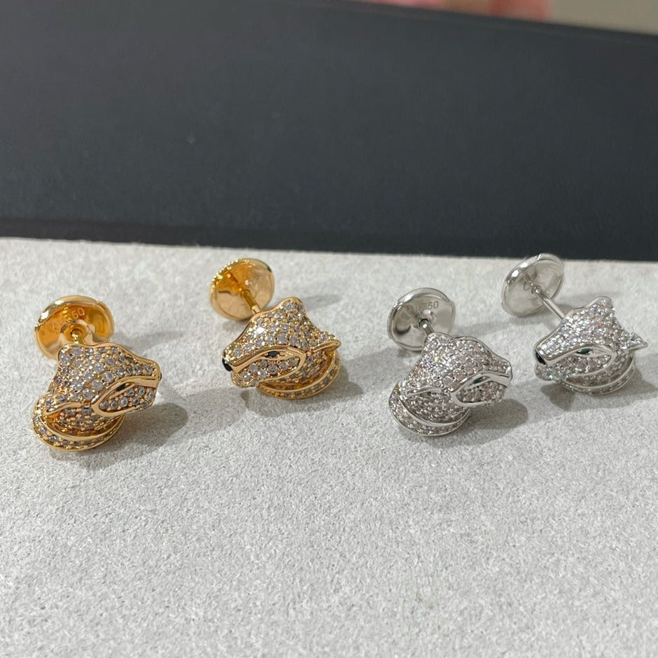 CARTIER PANTHERE DIAMOND EARRINGS